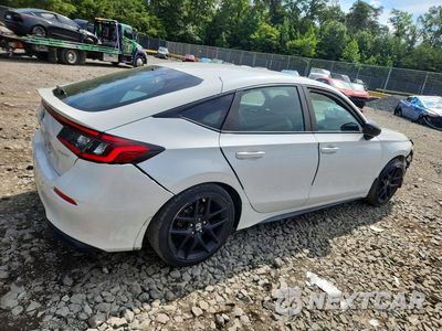 Trzecie zdjęcie samochodu z tyłu: 2022 HONDA CIVIC SPORT VIN:19XFL2H80NE015250 - miniatura