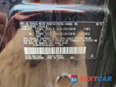 Zdjęcie 13 z 13 samochodu: 2015 TOYOTA RAV4 LIMITED VIN:2T3DFREV5FW408605 - miniatura