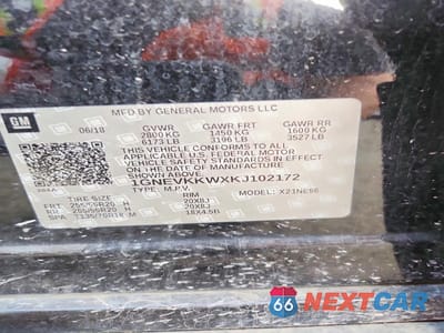 Zdjęcie 13 z 13 samochodu: 2019 CHEVROLET TRAVERSE PREMIER VIN:1GNEVKKWXKJ102172 - miniatura