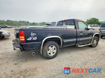 Trzecie zdjęcie samochodu z tyłu: 1999 CHEVROLET SILVERADO K1500 VIN:1GCEK14V9XE130674 - miniatura