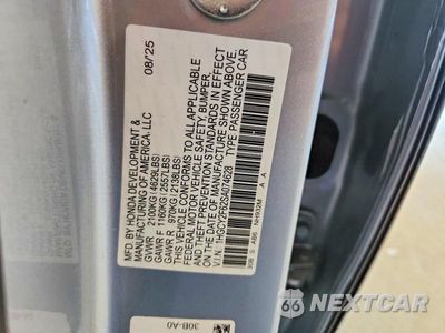 Zdjęcie 12 z 12 samochodu: 2025 HONDA ACCORD HYBRID EXL VIN:1HGCY2F62SA074628 - miniatura