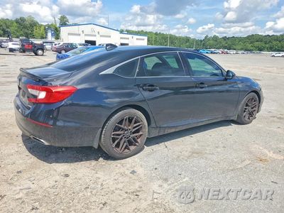 Trzecie zdjęcie samochodu z tyłu: 2018 HONDA ACCORD SPORT VIN:1HGCV1F30JA241897 - miniatura