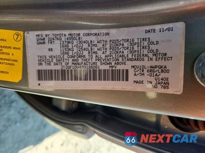 Zdjęcie 13 z 13 samochodu: 2002 LEXUS RX 300 VIN:JTJGF10U420126061 - miniatura