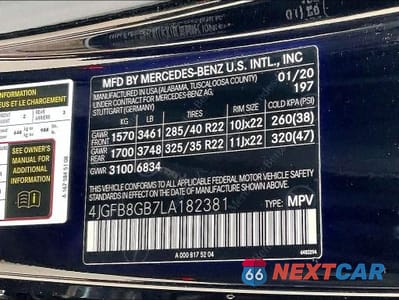 Zdjęcie 10 z 14 samochodu: 2020 MERCEDES-BENZ GLE 580 4MATIC VIN:4JGFB8GB7LA182381 - miniatura