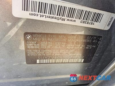 Zdjęcie 12 z 12 samochodu: 2012 BMW X5 XDRIVE35I VIN:5UXZV4C51CL752203 - miniatura