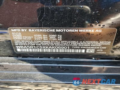 Zdjęcie 12 z 12 samochodu: 2019 BMW 330I VIN:WBA5R1C5XKAK06901 - miniatura