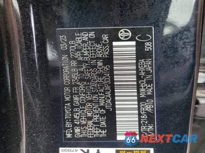 Zdjęcie 12 z 12 samochodu: 2023 TOYOTA PRIUS LE VIN:JTDACAAUXP3004195 - miniatura
