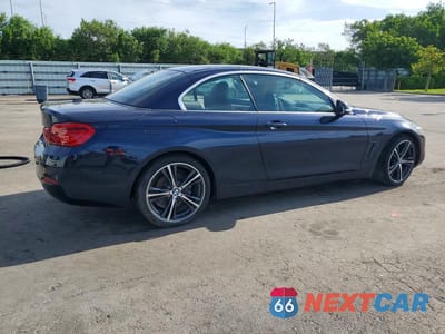 Trzecie zdjęcie samochodu z tyłu: 2018 BMW 430I VIN:WBA4Z1C56JEC72576 - miniatura