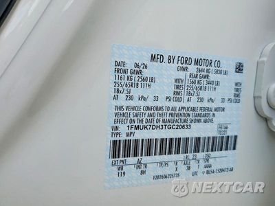Zdjęcie 13 z 13 samochodu: 2026 FORD EXPLORER ACTIVE VIN:1FMUK7DH3TGC20633 - miniatura