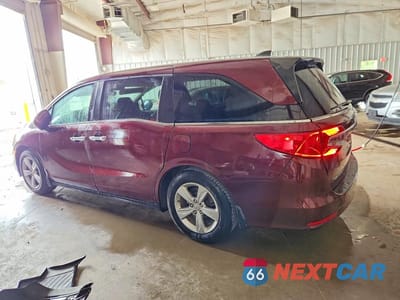Drugie zdjęcie samochodu z przodu: 2019 HONDA ODYSSEY EXL VIN:5FNRL6H74KB065733 - miniatura