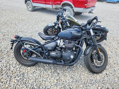 2019 TRIUMPH MOTORCYCLE BONNEVILLE BOBBER BLACK SMTD53HLXKT944040 - główne zdjęcie licytacji z USA - miniatura