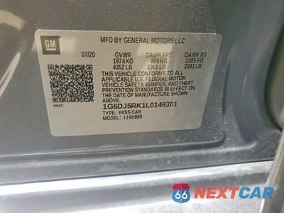 Zdjęcie 12 z 12 samochodu: 2020 CADILLAC CT4 LUXURY VIN:1G6DJ5RK1L0149301 - miniatura