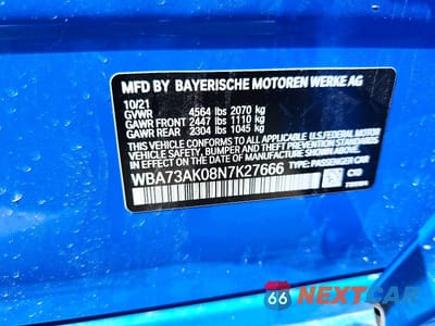 Zdjęcie 13 z 13 samochodu: 2022 BMW 228XI VIN:WBA73AK08N7K27666 - miniatura