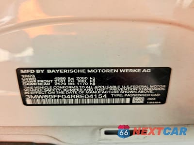 Zdjęcie 13 z 13 samochodu: 2024 BMW 330I VIN:3MW69FF04R8E04154 - miniatura