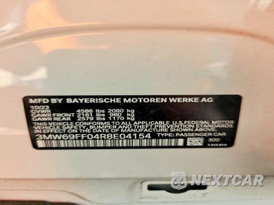 Zdjęcie 13 z 13 samochodu: 2024 BMW 330I VIN:3MW69FF04R8E04154 - miniatura