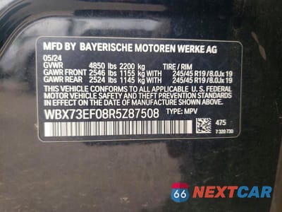 Zdjęcie 13 z 13 samochodu: 2024 BMW X1 XDRIVE28I VIN:WBX73EF08R5Z87508 - miniatura