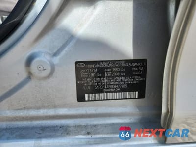 Zdjęcie 12 z 12 samochodu: 2014 HYUNDAI ELANTRA SE VIN:5NPDH4AE6EH477988 - miniatura