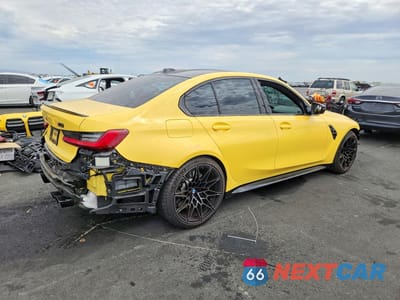 Trzecie zdjęcie samochodu z tyłu: 2023 BMW M3 COMPETITION VIN:WBS43AY01PFN90020 - miniatura