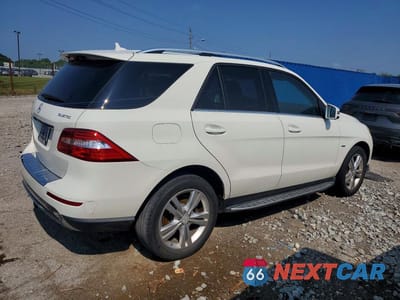 Trzecie zdjęcie samochodu z tyłu: 2012 MERCEDES-BENZ ML 350 BLUETEC VIN:4JGDA2EB7CA001886 - miniatura