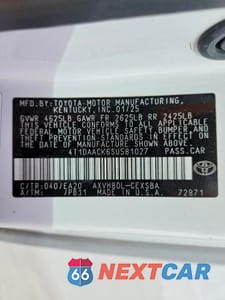 Zdjęcie 13 z 13 samochodu: 2025 TOYOTA CAMRY SE VIN:4T1DAACK6SU581027 - miniatura