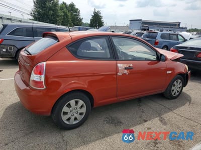 Trzecie zdjęcie samochodu z tyłu: 2010 HYUNDAI ACCENT GS VIN:KMHCM3AC8AU161875 - miniatura