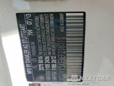 Zdjęcie 12 z 12 samochodu: 2014 MERCEDES-BENZ E 350 VIN:WDDKK5KF5EF236011 - miniatura