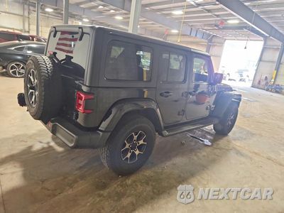 Trzecie zdjęcie samochodu z tyłu: 2018 JEEP WRANGLER UNLIMITED SPORT VIN:1C4HJXDG0JW274698 - miniatura