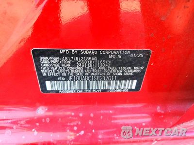 Zdjęcie 12 z 12 samochodu: 2025 SUBARU IMPREZA VIN:JF1GUABC1S8237011 - miniatura