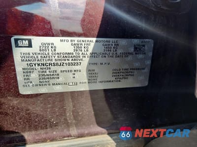 Zdjęcie 12 z 12 samochodu: 2018 CADILLAC XT5 LUXURY VIN:1GYKNCRS8JZ103237 - miniatura