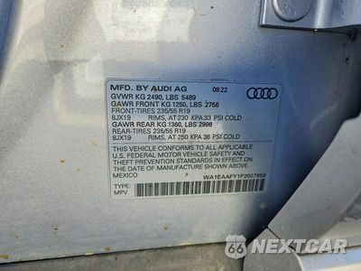 Zdjęcie 13 z 13 samochodu: 2023 AUDI Q5 PREMIUM PLUS 45 VIN:WA1EAAFY1P2007859 - miniatura