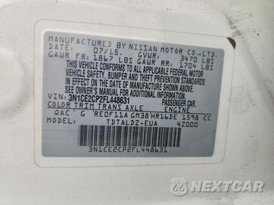 Zdjęcie 23 z 24 samochodu: 2015 NISSAN VERSA NOTE SV VIN:3N1CE2CP2FL448631 - miniatura