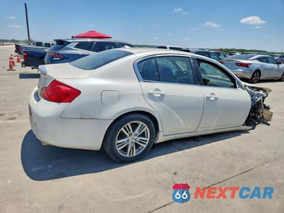 Trzecie zdjęcie samochodu z tyłu: 2012 INFINITI G25 SEDAN BASE VIN:JN1DV6AP7CM700843 - miniatura