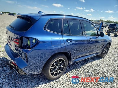 Trzecie zdjęcie samochodu z tyłu: 2023 BMW X3 SDRIVE30I VIN:5UX43DP02P9S19133 - miniatura