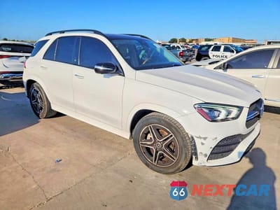Czwarte zdjęcie samochodu z boku: 2021 MERCEDES-BENZ GLE 350 VIN:4JGFB4JE8MA460606 - miniatura