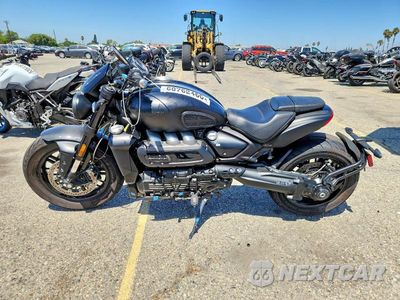 Trzecie zdjęcie samochodu z tyłu: 2022 TRIUMPH MOTORCYCLE ROCKET 3 R VIN:SMTG11JX5NTAH2881 - miniatura