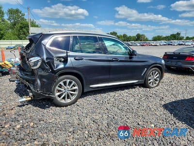 Trzecie zdjęcie samochodu z tyłu: 2019 BMW X3 XDRIVE30I VIN:5UXTR9C57KLD93173 - miniatura