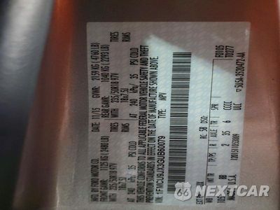 Zdjęcie 12 z 12 samochodu: 2016 FORD ESCAPE TITANIUM VIN:1FMCU9JX3GUB60079 - miniatura