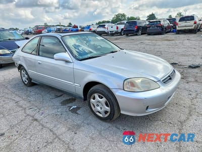 Czwarte zdjęcie samochodu z boku: 2000 HONDA CIVIC EX VIN:1HGEJ8145YL125803 - miniatura