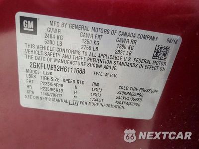 Zdjęcie 13 z 13 samochodu: 2017 GMC TERRAIN DENALI VIN:2GKFLVE32H6111688 - miniatura