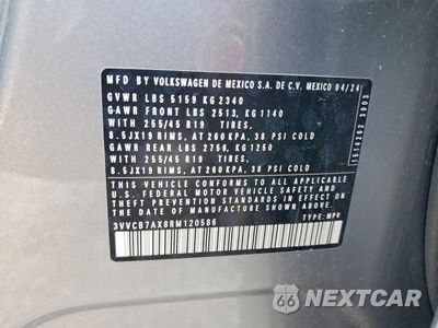 Zdjęcie 13 z 13 samochodu: 2024 VOLKSWAGEN TIGUAN SE R-LINE BLACK VIN:3VVCB7AX8RM120586 - miniatura