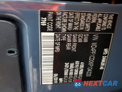 Zdjęcie 13 z 13 samochodu: 2019 MERCEDES-BENZ SPRINTER 2500/3500 DELIVERY VAN VIN:WD4PF1CD0KP134220 - miniatura