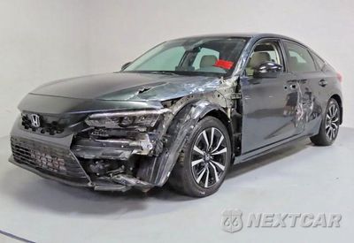 Drugie zdjęcie samochodu z przodu: 2024 HONDA CIVIC EXL VIN:19XFL1H75RE020189 - miniatura