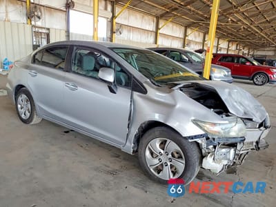 Czwarte zdjęcie samochodu z boku: 2013 HONDA CIVIC LX VIN:2HGFB2F50DH300398 - miniatura