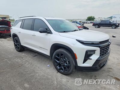 Czwarte zdjęcie samochodu z boku: 2024 CHEVROLET TRAVERSE RS VIN:1GNERLKS0RJ147767 - miniatura