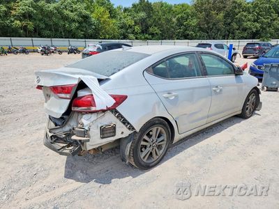 Trzecie zdjęcie samochodu z tyłu: 2018 HYUNDAI ELANTRA SEL VIN:5NPD84LF0JH364506 - miniatura