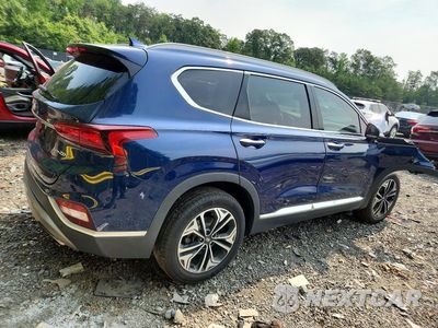 Trzecie zdjęcie samochodu z tyłu: 2019 HYUNDAI SANTA FE LIMITED 2.0T VIN:5NMS5CAAXKH128980 - miniatura