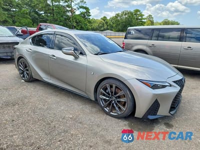 Czwarte zdjęcie samochodu z boku: 2021 LEXUS IS 350 F SPORT VIN:JTHGZ1B21M5044900 - miniatura