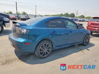 Trzecie zdjęcie samochodu z tyłu: 2007 MAZDA 3 S VIN:JM1BK323671686335 - miniatura