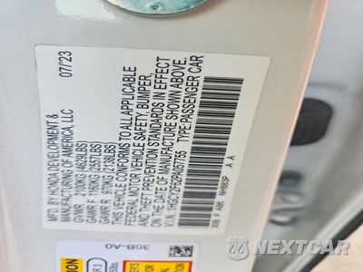 Zdjęcie 12 z 12 samochodu: 2023 HONDA ACCORD HYBRID EXL VIN:1HGCY2F62PA057755 - miniatura