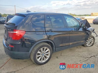 Trzecie zdjęcie samochodu z tyłu: 2013 BMW X3 XDRIVE28I VIN:5UXWX9C59D0A22989 - miniatura